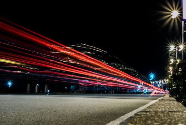 Taillights long exposure image